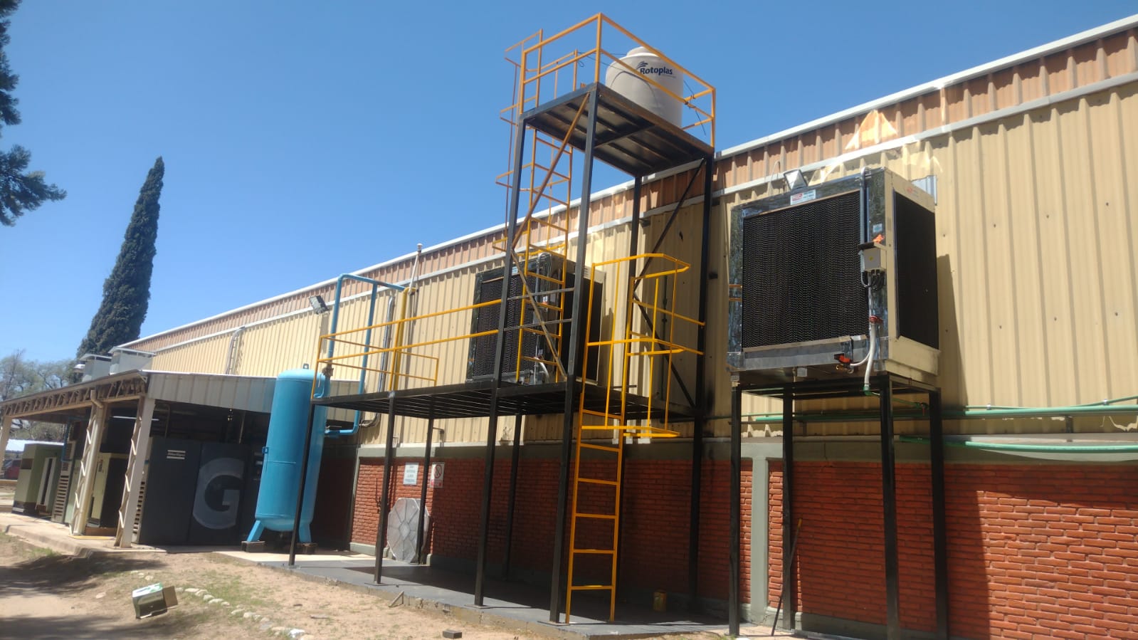 Sistema de climatización evaporativa en planta Drean Mabe